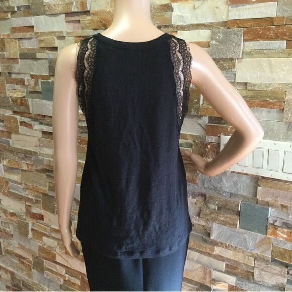 SANDRO Lame Lace Sleeveless Top - Picture 4 of 9